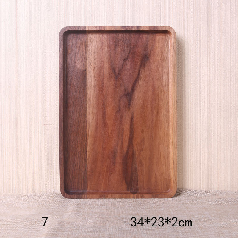 Japanese Wooden Rectangular Dinner Plate