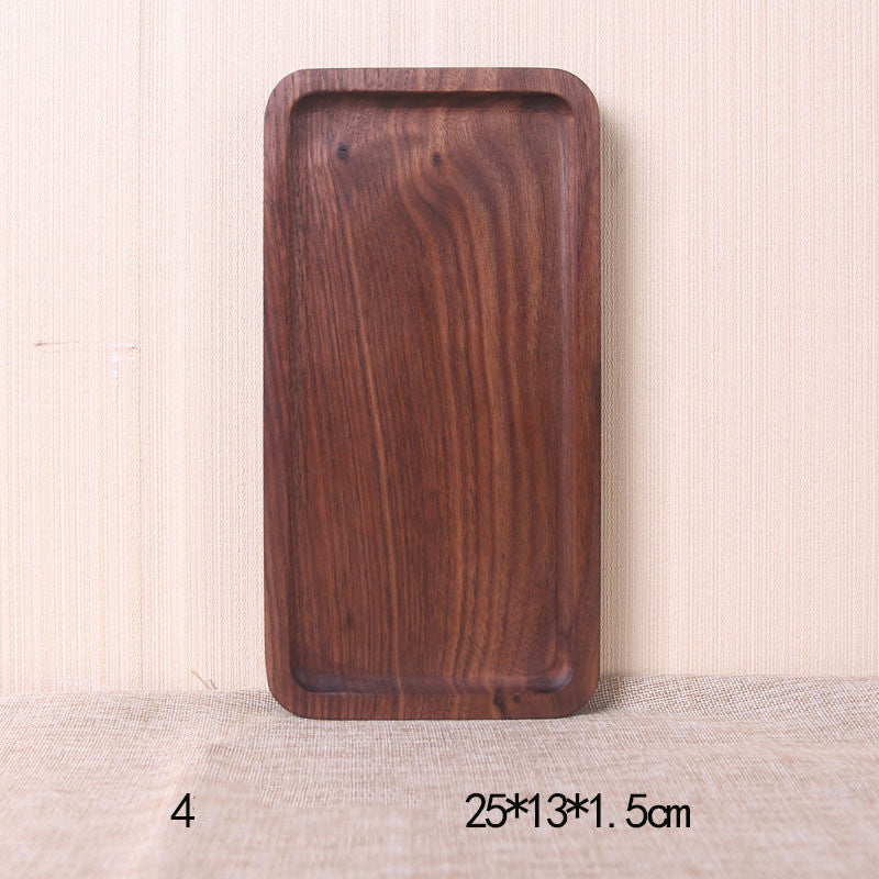 Japanese Wooden Rectangular Dinner Plate