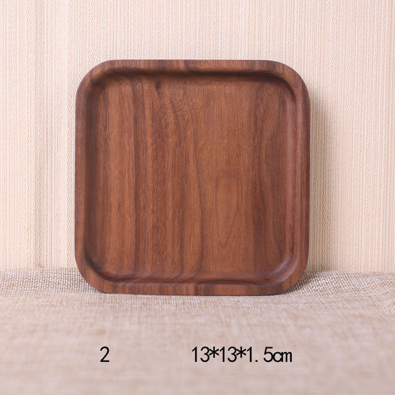 Japanese Wooden Rectangular Dinner Plate